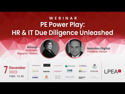 Webinar: PE Power Play: HR & IT Due Diligence Unleashed