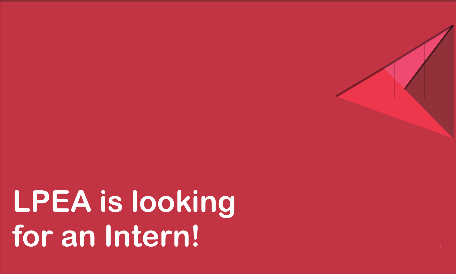 looking for an intern