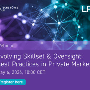 Ext. Event: Clearstream Webinar - Evolving Skillsets & Oversight Best Practices in the Private Markets World 18 2026.04.09 PM Distribution Oversight Banner LPEA 1920x1080 V1 1